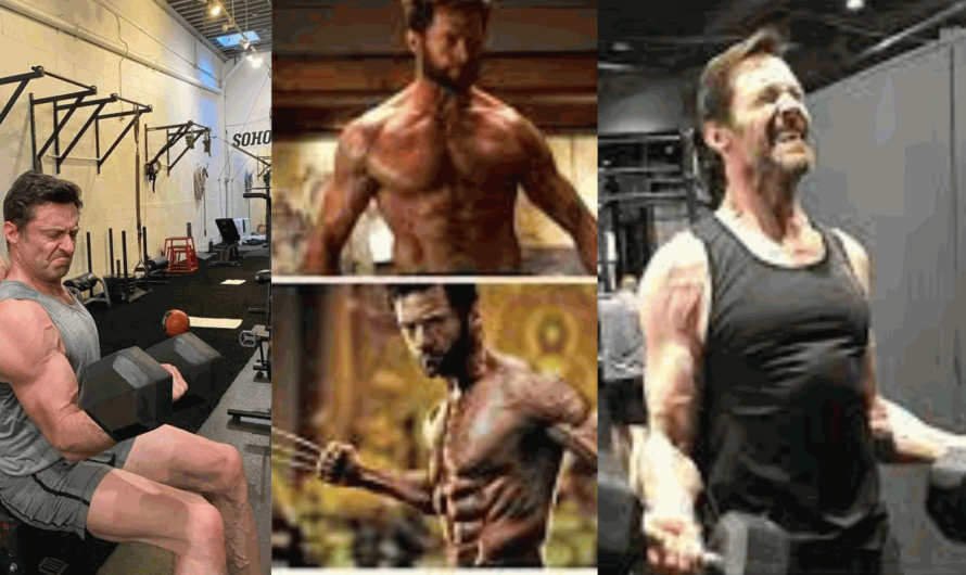 Hugh Jackman Displays Huge Muscle for Deadpool 3
