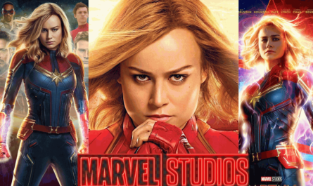 Captain Marvel, Brie Larson, Marvel Studios logo