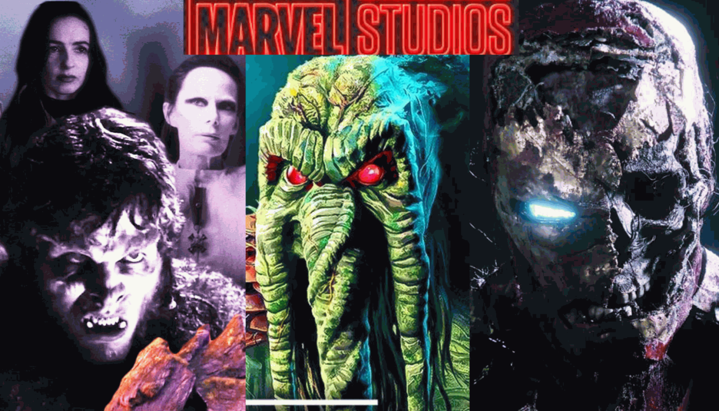 MCU Horror, Werewolf by Night, Man-Thing, Marvel Studios logo