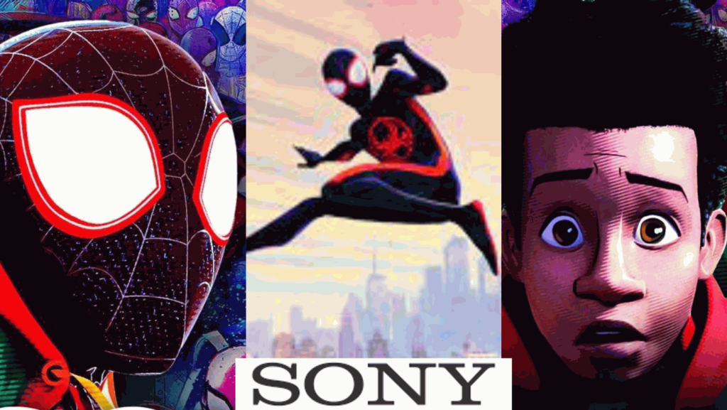 Miles Morales, Spider-Man, Sony logo