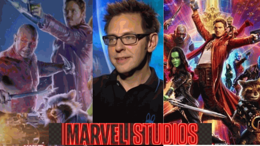 James Gunn, Guardians of the Galaxy poster, Marvel Studios logo