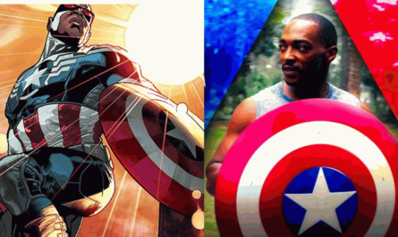 Falcon, Sam Wilson with Captain America shield