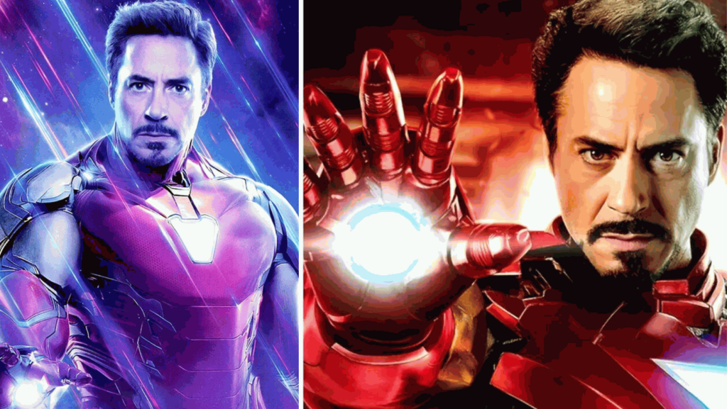 Robert Downey Jr. Snap at the end of Avengers: Endgame
